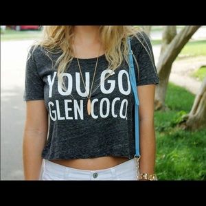 Mean Girls, “You Go Glen Coco” Cropped Vintage Tee